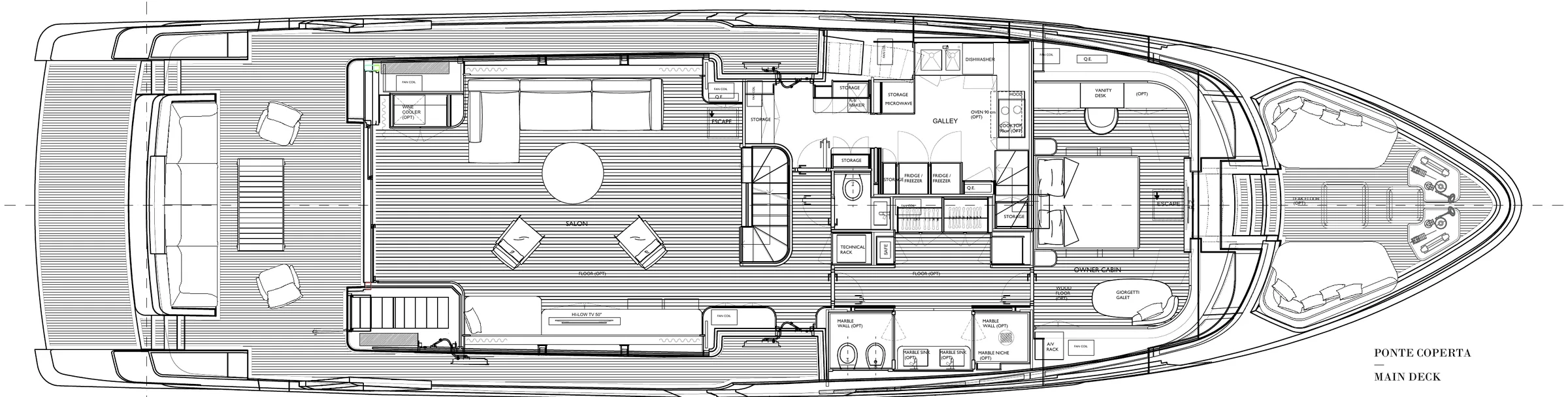 Main deck general arrangement