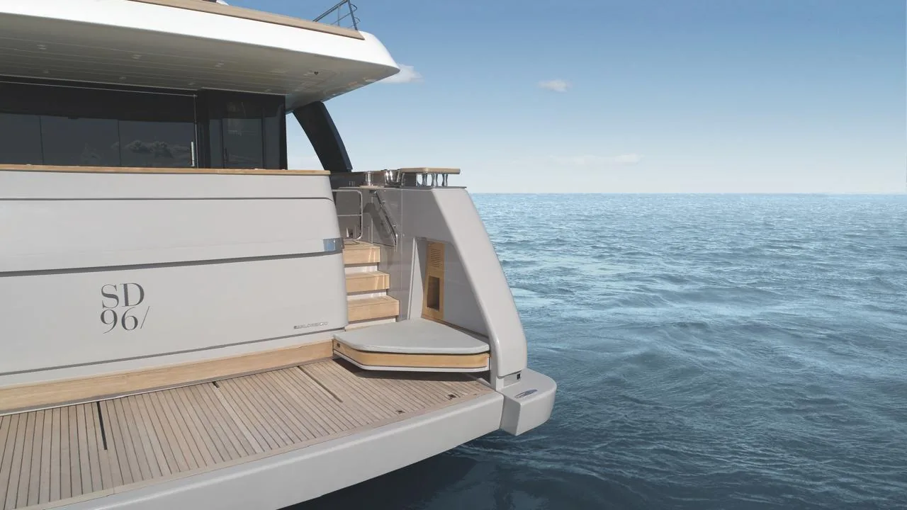 Swim platform and stern steps